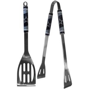 Dallas Cowboys 2 Pc BBQ Set Stainless Steel Team Logo Grilling Team New NHL